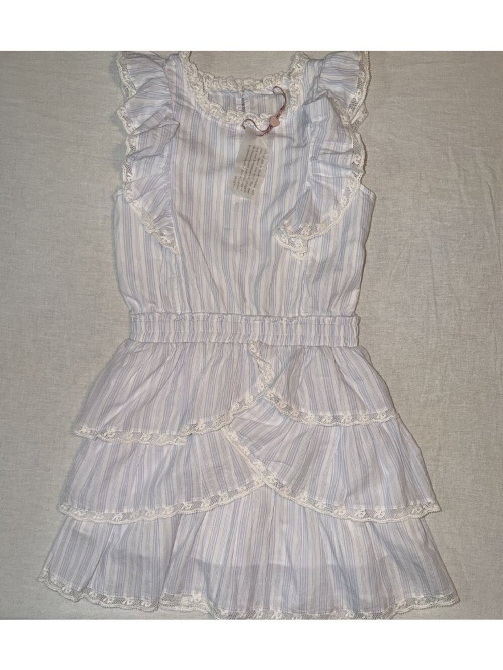 LoveShackFancy Girls India Striped Dress 14Y NWT Cotton Boutique Line NOT Target